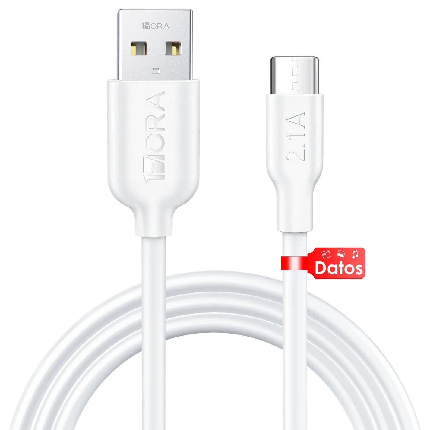 1Hora CAB237 1M PVC USB-A to USB Type-C