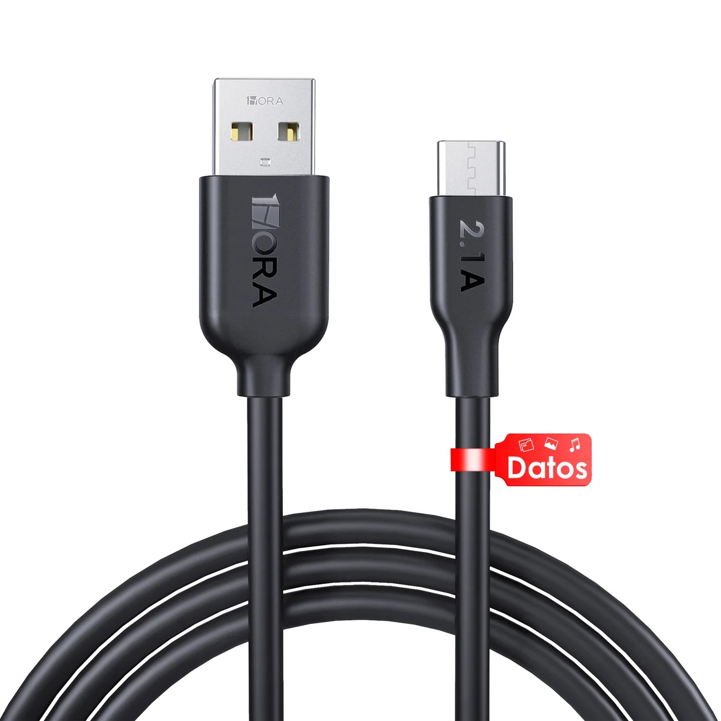 1Hora CAB237 1M PVC USB-A to USB Type-C