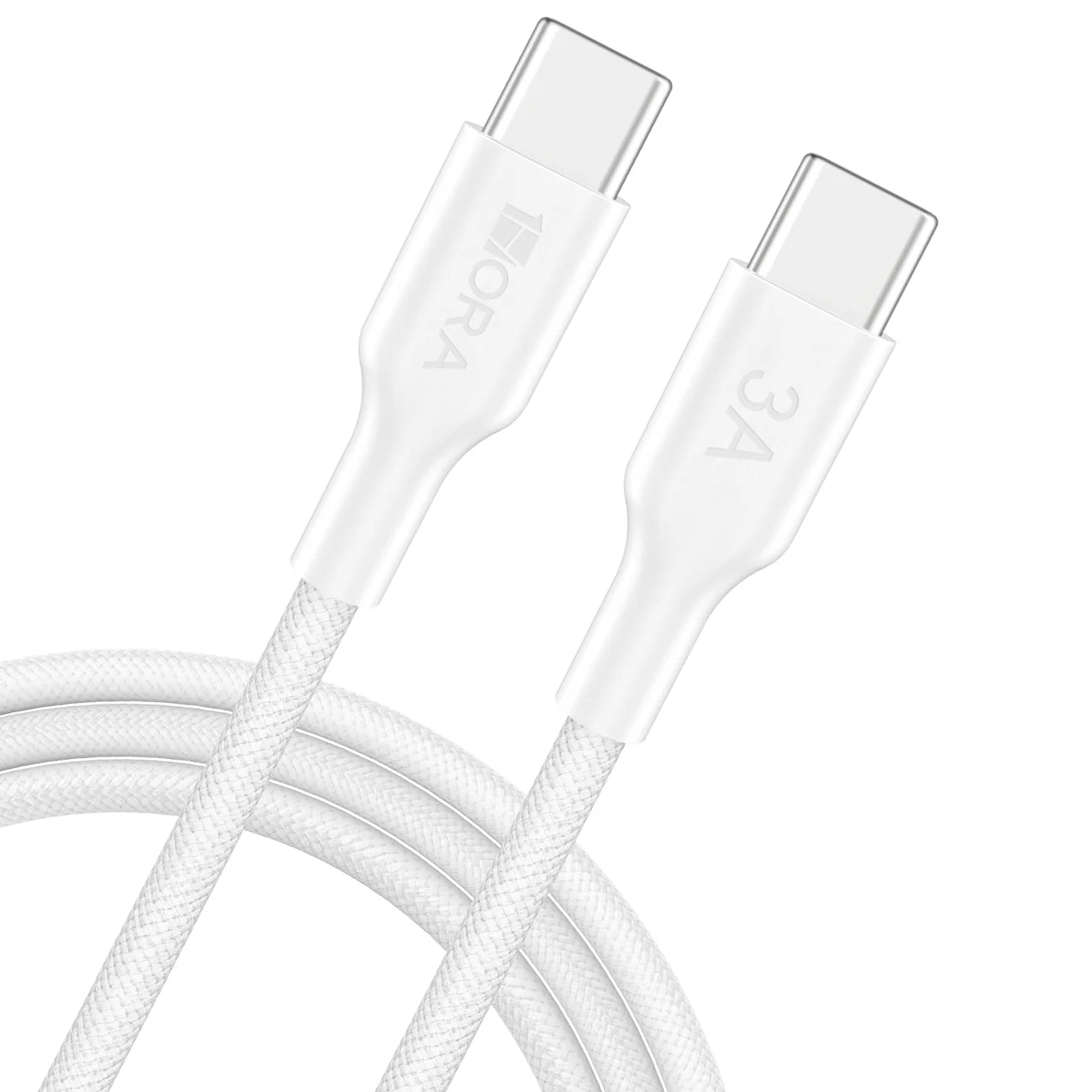 1Hora CAB272 1M USB Type-C to USB Type-C Polyester Braided Cable