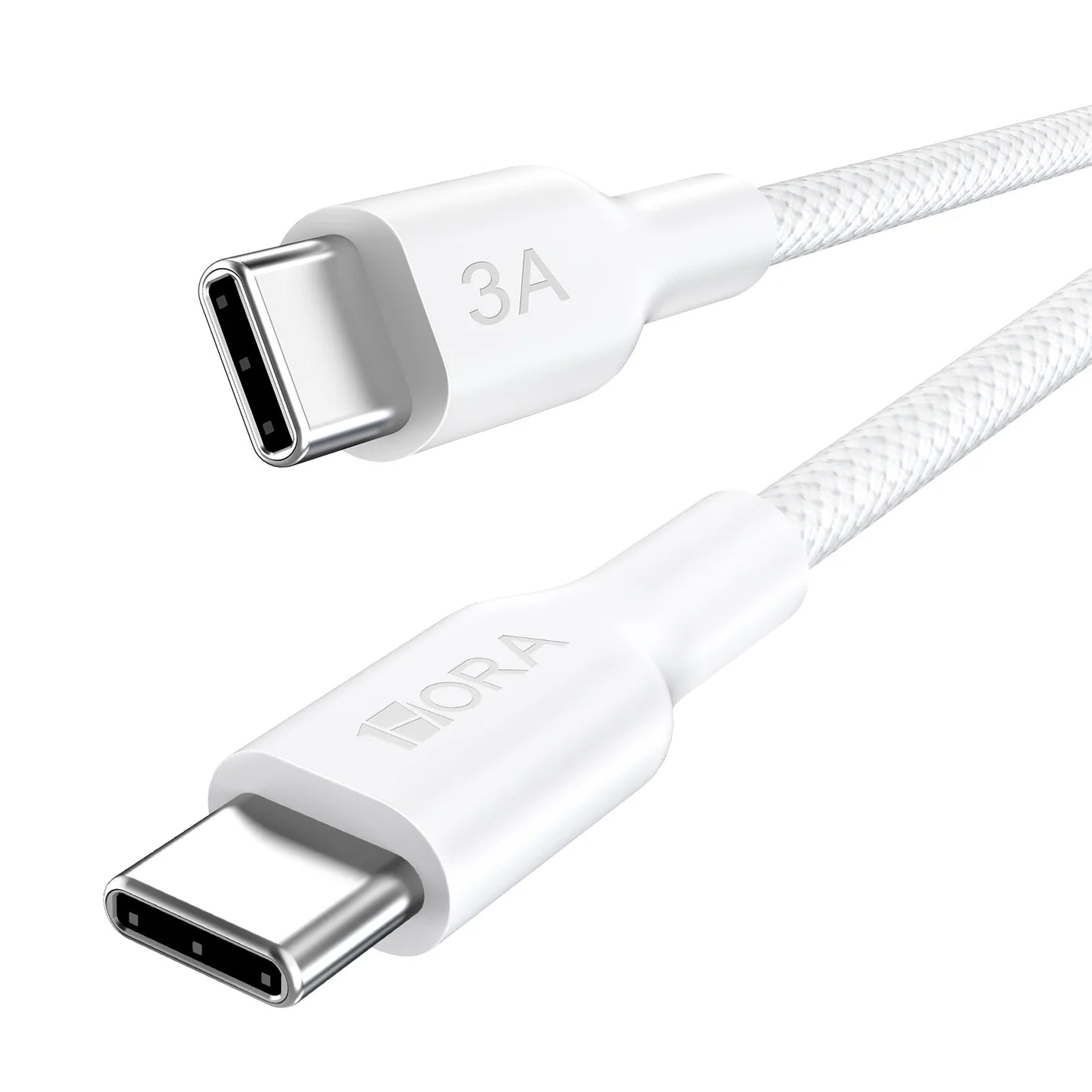 1Hora CAB272 1M USB Type-C to USB Type-C Polyester Braided Cable