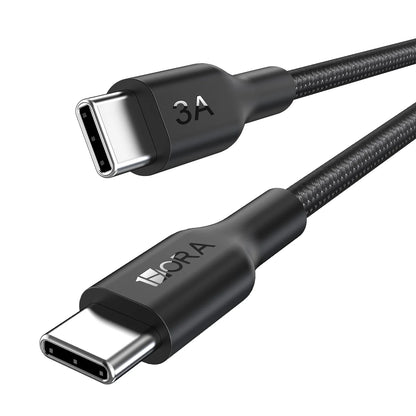 1Hora CAB272 1M USB Type-C to USB Type-C Polyester Braided Cable