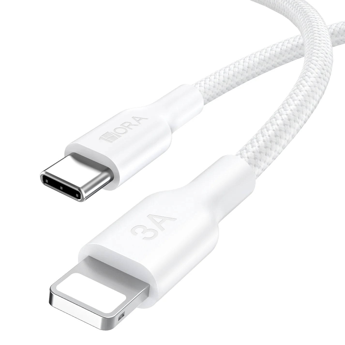 1Hora CAB273 1M USB Type-C to Lightning Polyester Braided Cable
