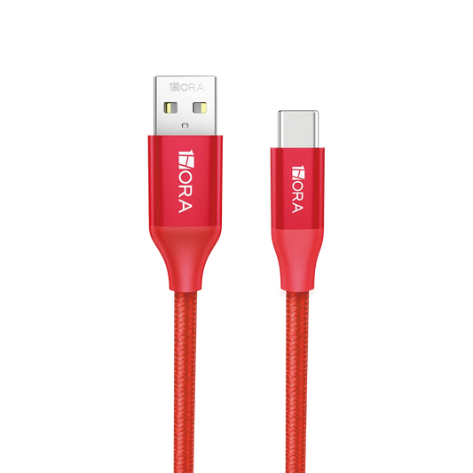 1Hora CAB249 1M USB-A to USB Type-C Braided Cable