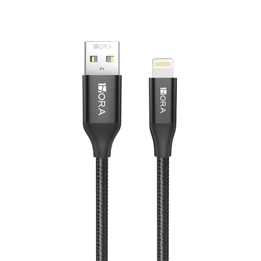 1Hora CAB250 1M USB-A to Lightning Braided Cable
