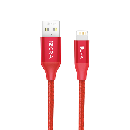 1Hora CAB250 1M USB-A to Lightning Braided Cable