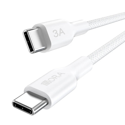 1Hora CAB272 1M USB Type-C to USB Type-C Polyester Braided Cable